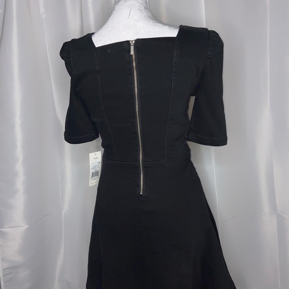 Habitual Kids Puff Sleeve Girls Dress - Black size 14 - Picture 3 of 11